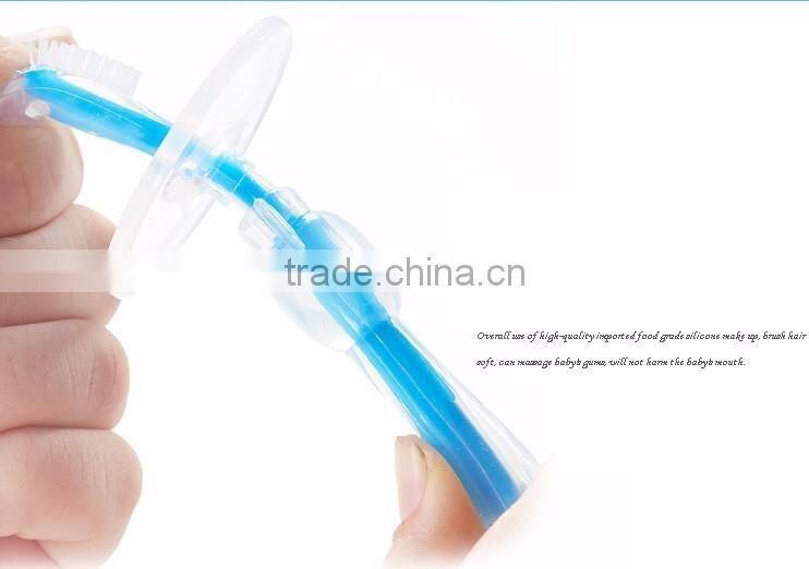 funny silicone baby toothbrush silicone toothbrush teething toothbrush for infant