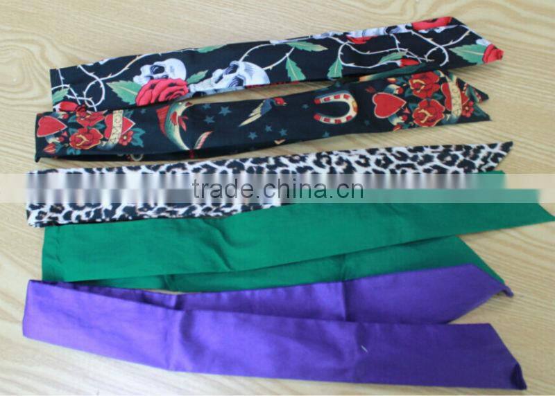 bestdress Quanzhou walson Headband colorful polka dot head wrap Soft hair band LADY Rhinestone wide headwrap