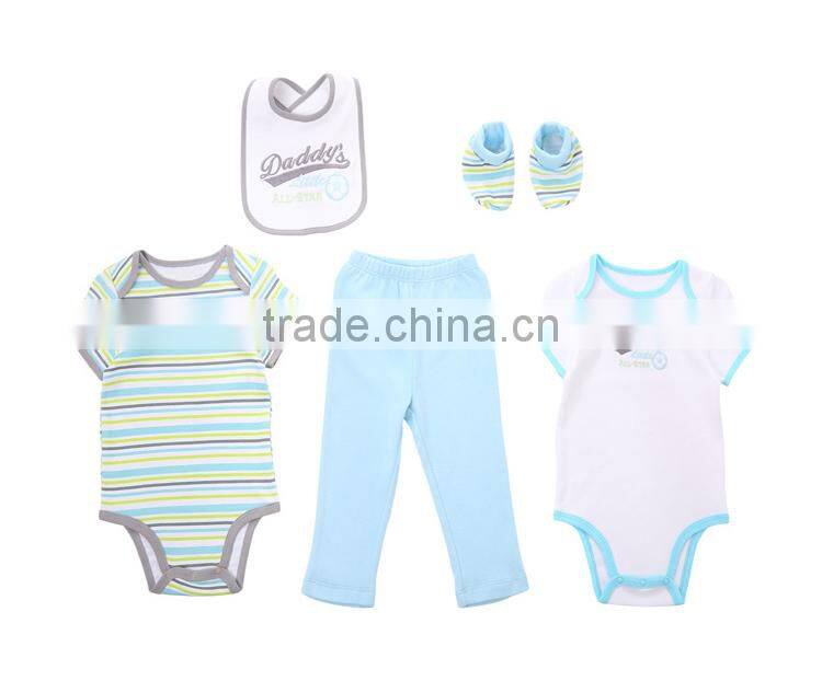 Top quality newborn kids clothes baby romper 100% cotton baby onesie toddler infant baby romper set