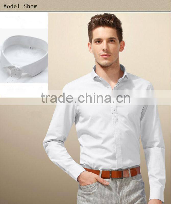 2015 100%cotton Latest Wholesale Mens Dress Shirts