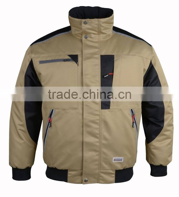 Hot selling Safety garment men Winter bomber jacket pilot jacket with waterproof EN343