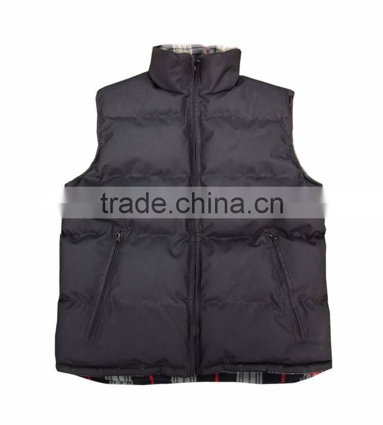OEM cheap winter mens bodywarmer quilted padding waistcoat