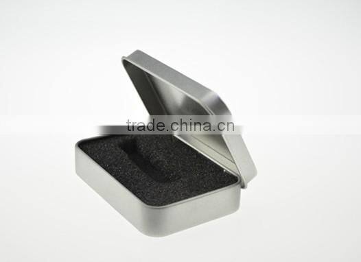 R1846H Manufacturer Wholesale Rectangle mini tin can for U disk Lighter packing box