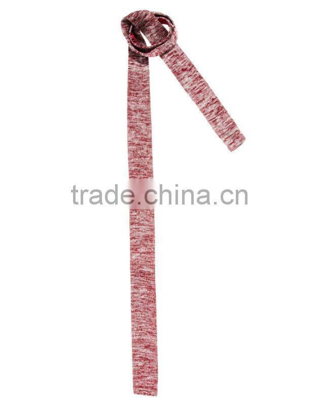 100% polyester Knit Tie With Twisted Yarns