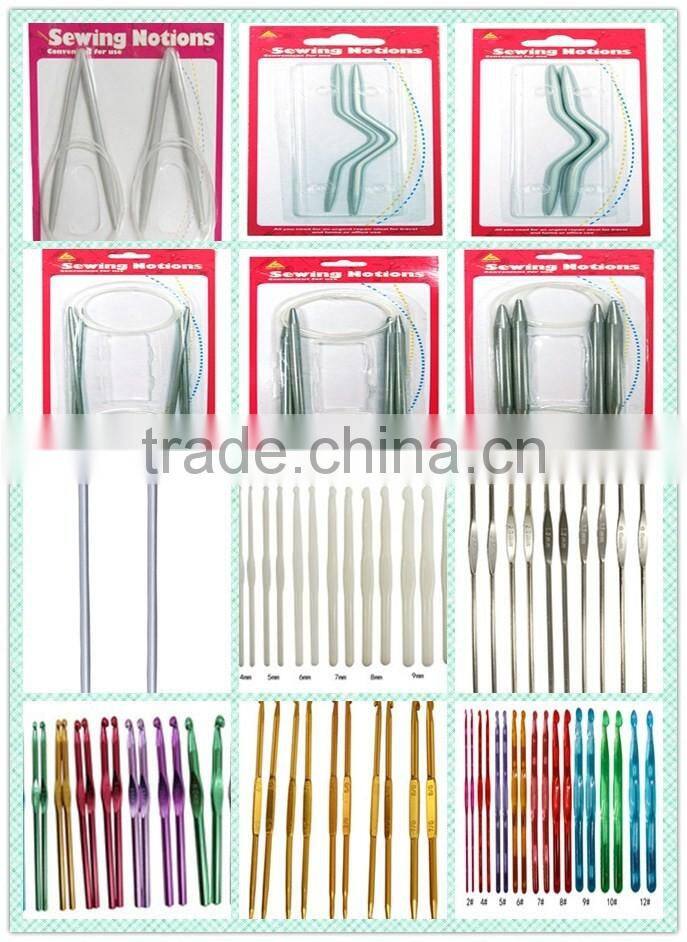 double point golden Handle Crochet Hook kits Set