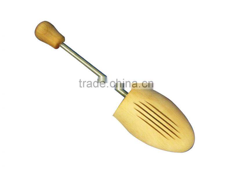 Logo printed adjustable wooden cedar shoe stretcher