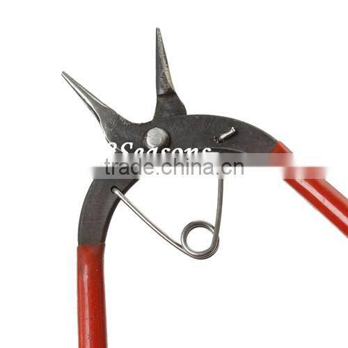 Red Needle Nose Hand Pliers For Link Jewelry Connectors