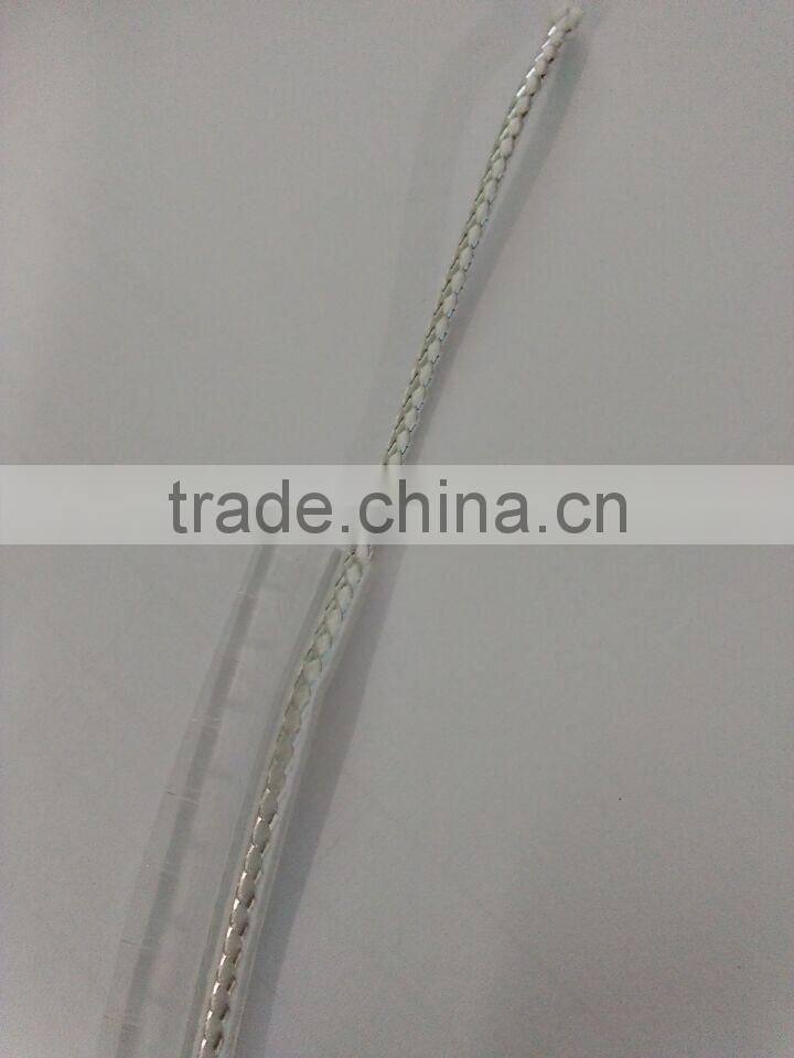 eco-friendly with teeth transparent reflective pvc piping for bags