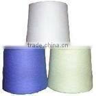 polyester spun yarn in raw white and dyed from 8s to 40s/1