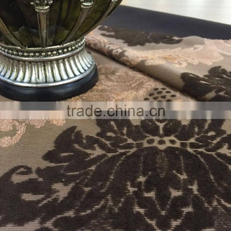 Jacquard Velvet Upholstery Fabric