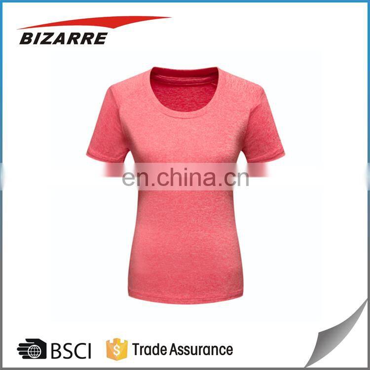 Low moq custom fitness wear with crew neck