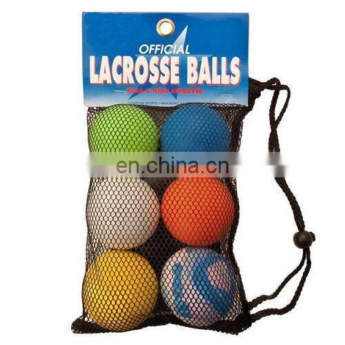 Colorful International Standard Rubber Lacrosse Ball