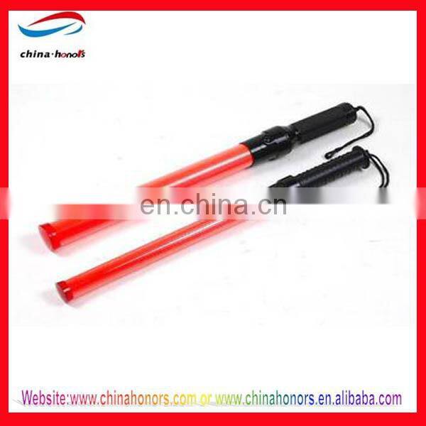 police traffic baton/police extendable baton/traffic baton with torch light