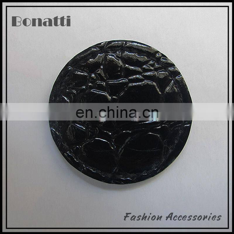 fancy red leather coat buttons