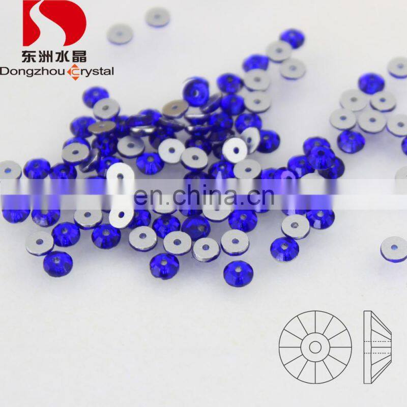 Factory Wholesale Black Diamond Sew On Crystal Garment Stone in High-quality