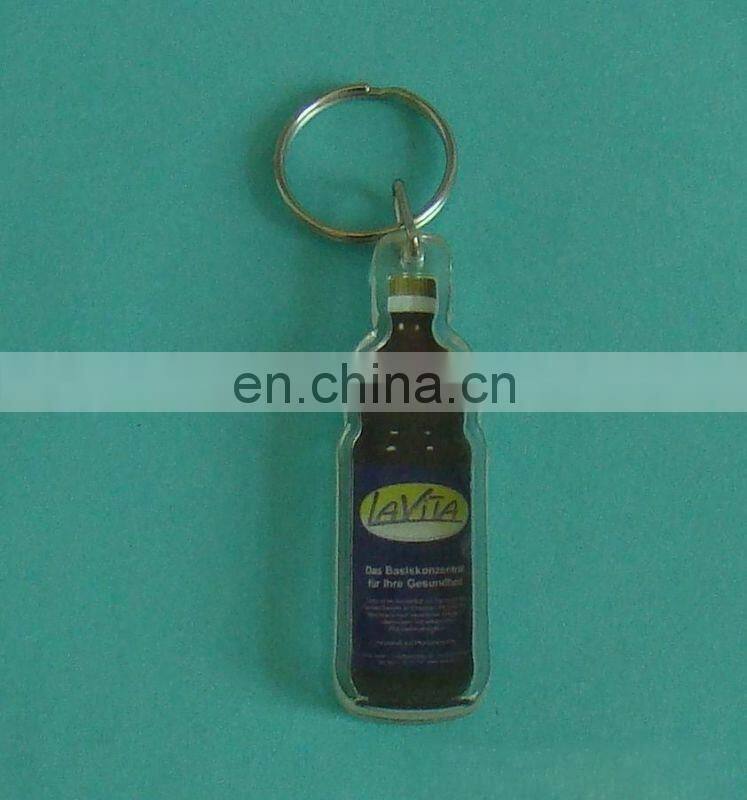 acrylic custom plastic key chain for promotional gifts