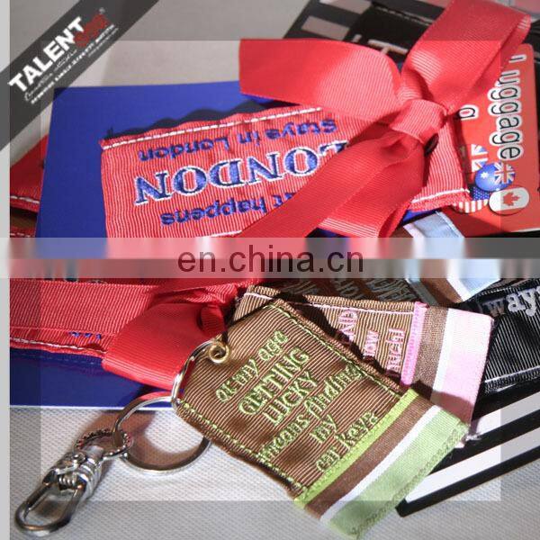 custom professional Embroidered name luggage bag tag for bags & suitcases