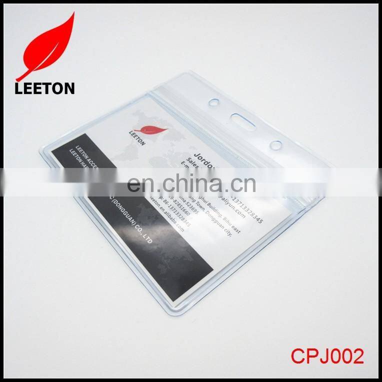 Rectangle PVC ID name badge holder