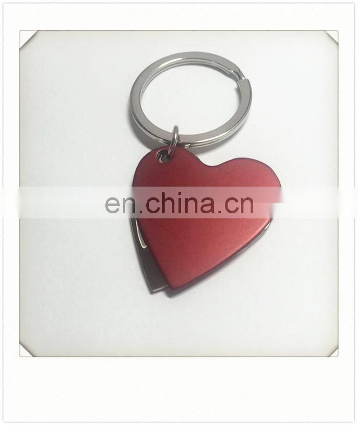 Fashionable shoes shaped metal keychains