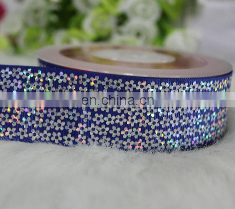 red fabric trim embroidery gold sequin ribbon