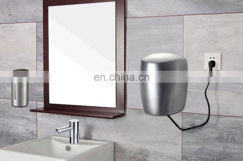 Nickel finished automatic soap dispenser