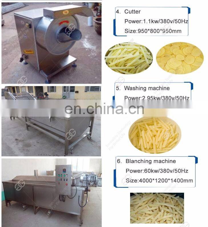 Hot Sale Full Automatic Fresh Frozen French Fries Production Line Pringle Potato Chips Making Machine For Sale