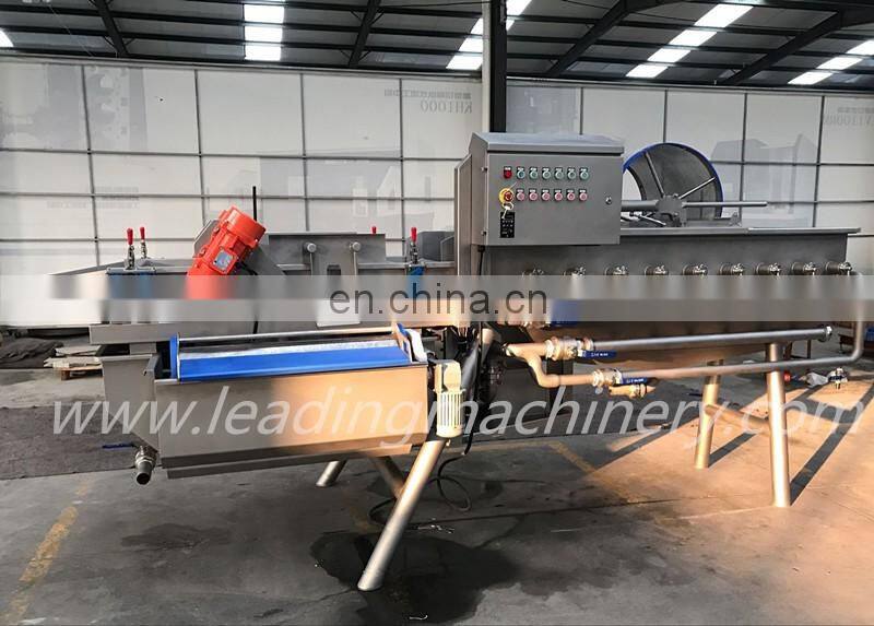 Fruit and vegetable washing and drying machine