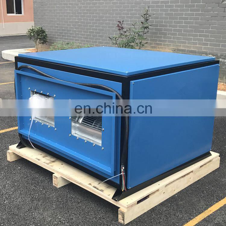 Ceiling mounted refrigerant dehumidifier compressor type