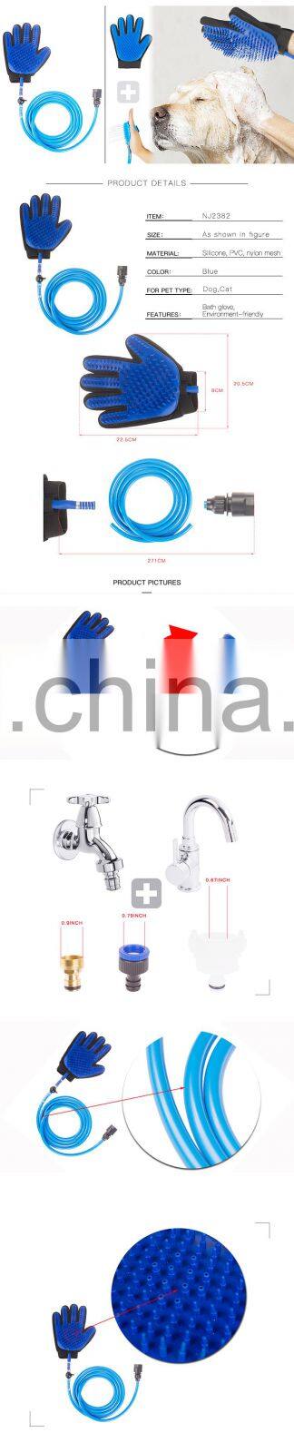 Wholesale Factory Manufacturer Silicone Massage Shampoo Pet Dog Cat Grooming Bath Tool Brush Glove