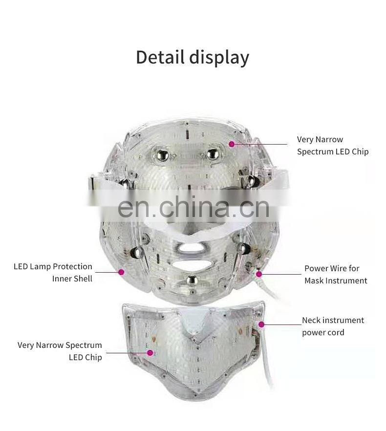 Woman face mask device led photon therapy machine At Good Price