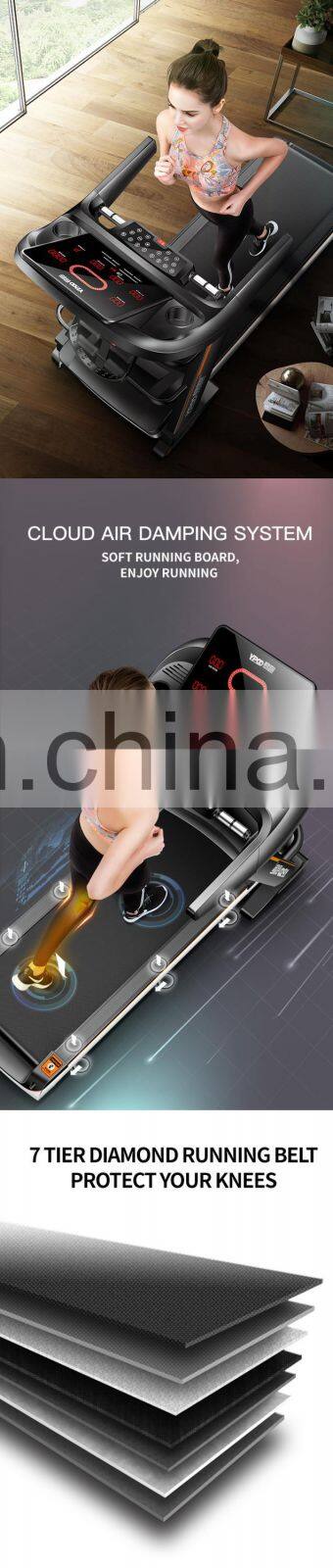 YPOO electric treadmill manufacturers 3.5hp dc motor  treadmill with massage and twister treadmill