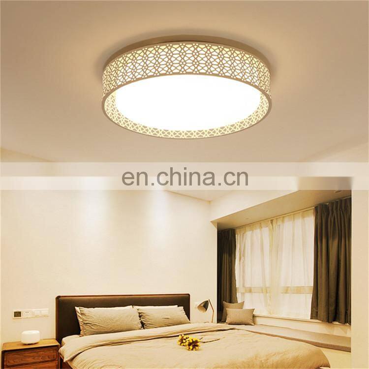 Round simple ceiling lights dimming ceiling LED lamps