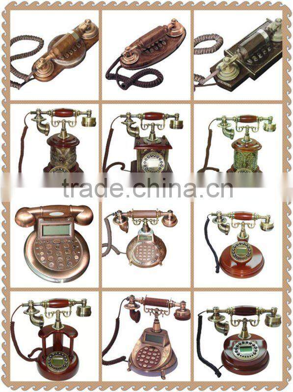 Fancy European Polyresin antique telephone