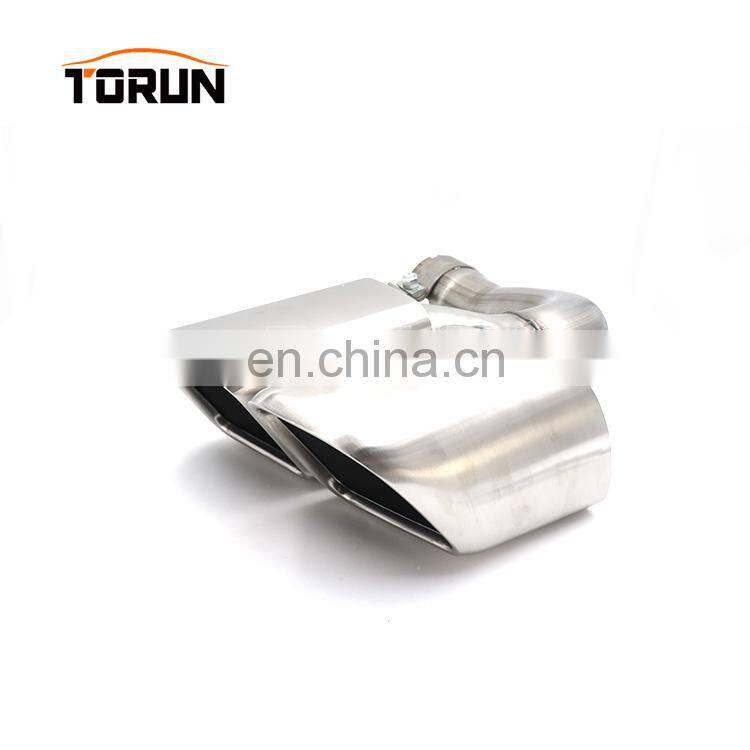 New style Universal m performance gold car exhaust tip for porsche 18 Cayenne Square Brush