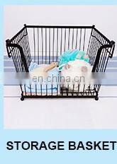 kitchen storage collapsible fruit bowl basket stand metal bamboo iron decorative vegetable fruit basket for gift