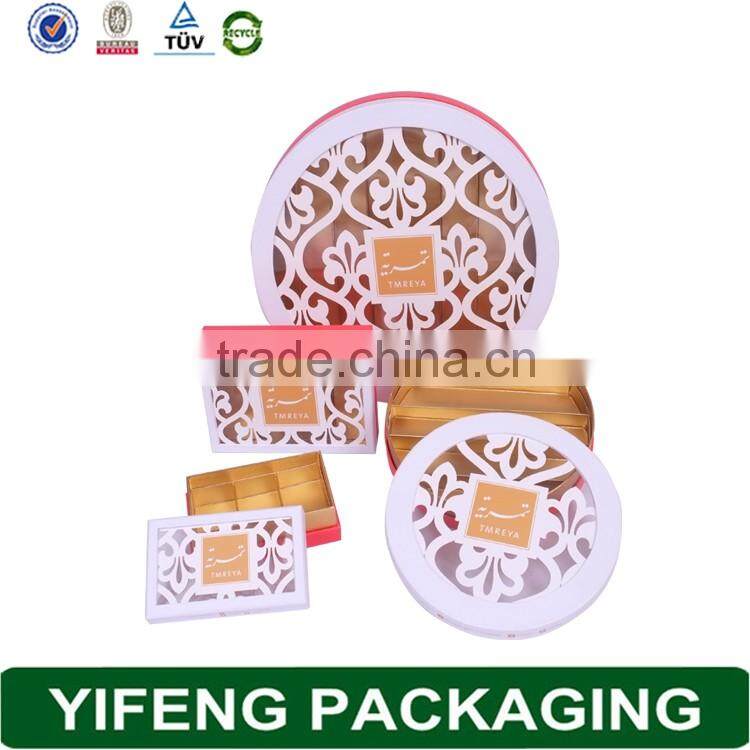 Luxury fancy chocolate praline plastic box packaging