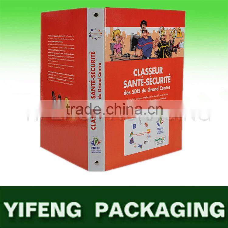 factory manufacture cardboard 3ring binder