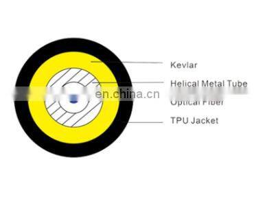 wholesales 50/125um Multimode Simplex Tight Buffered Round Indoor g.625d Fiber Optic Cabl