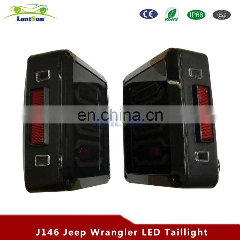 High quality For jeep for wrangler LED taillight for Jeep JK For wrangler 2007-2015 light car  US edition / Euro edition