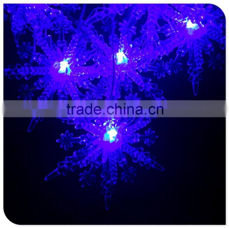 blue color 5 snowflake led decorative light holiday light