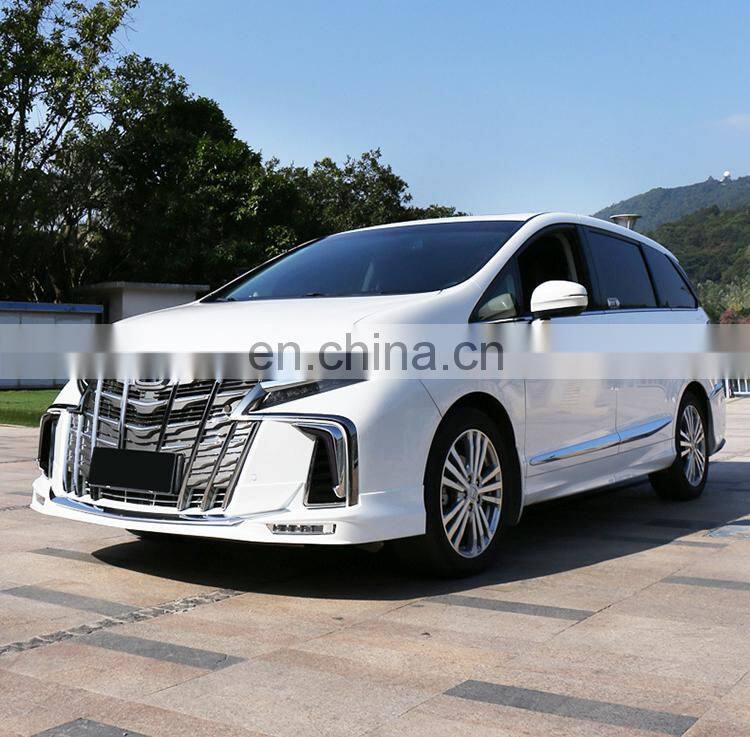 Runde Car Modification PP Material Spider Man Style Front Bumper Front Grille Suitable For 2015-2020 Honda Odyssey Body Kit