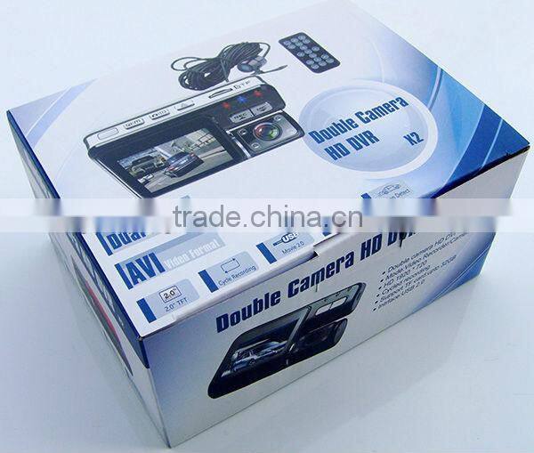 double camera HD DVR car dvr