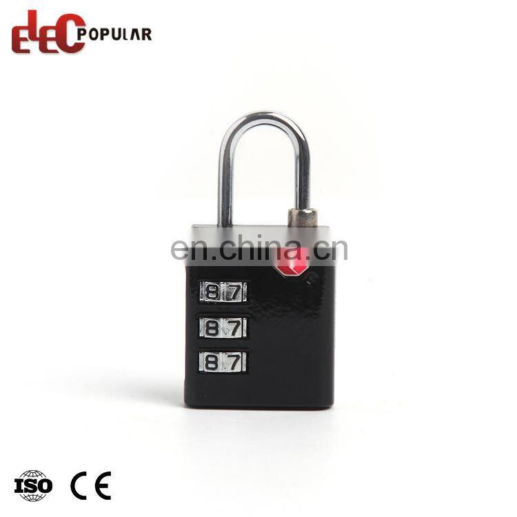 Wholesale 3 Digit Combination TSA Customs Code Lock Safe Padlock For Travel Luggage