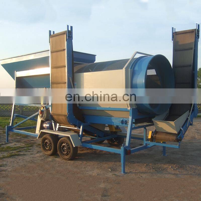 Small trommel screen/ rotary drum sieve/compost trommel screen