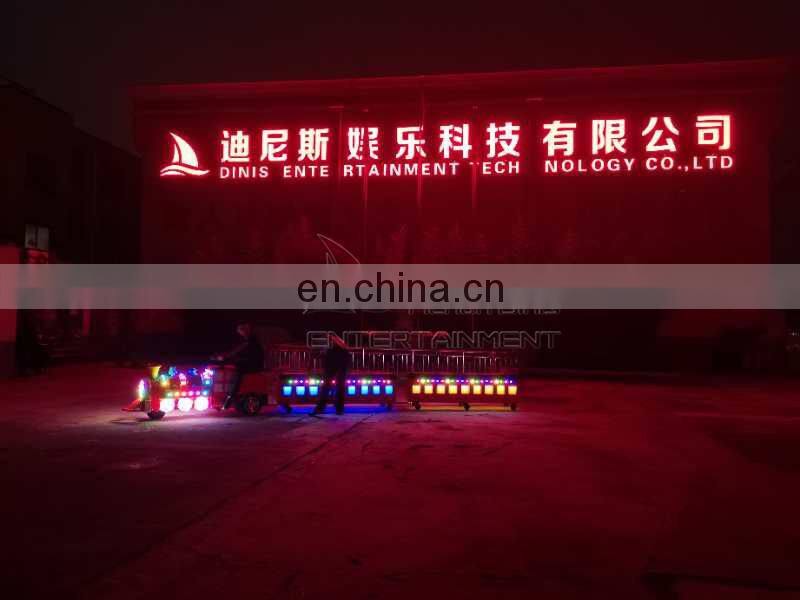 attractive kids trackless train rides battery trackless train low price