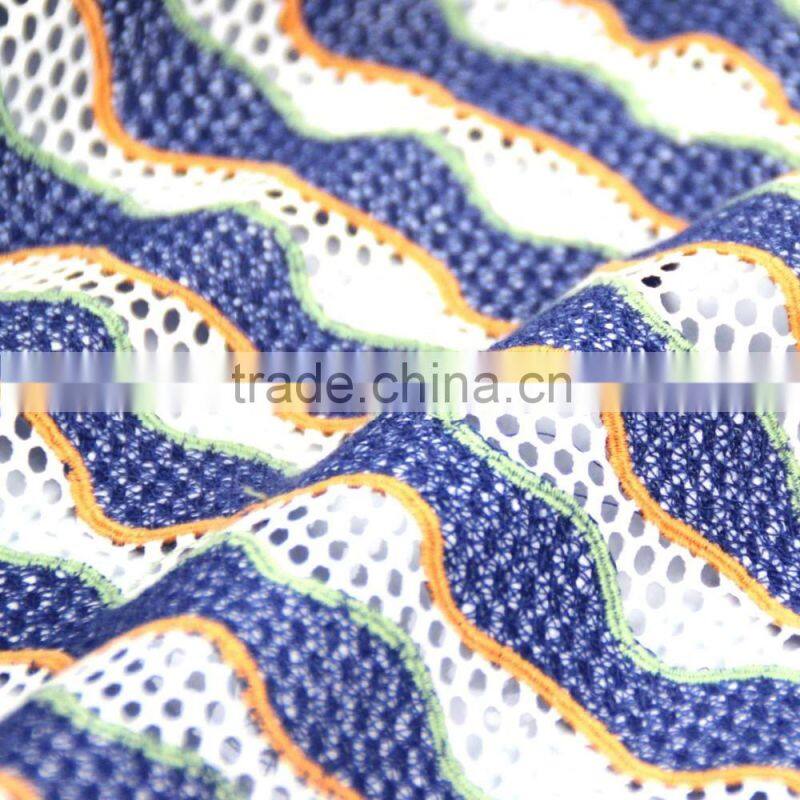 Wholesale polyester cotton water souble 130cm guipure lace fabric for lady dress, curtain, etc