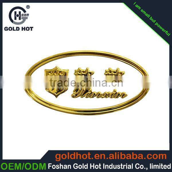 High quality golf nameplate name plate sample