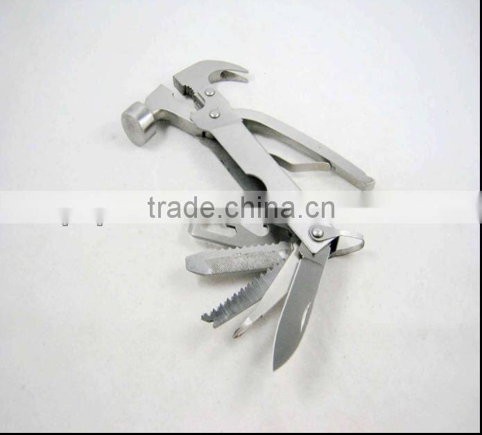 Stainless steel multi-function hammer with screwdriver