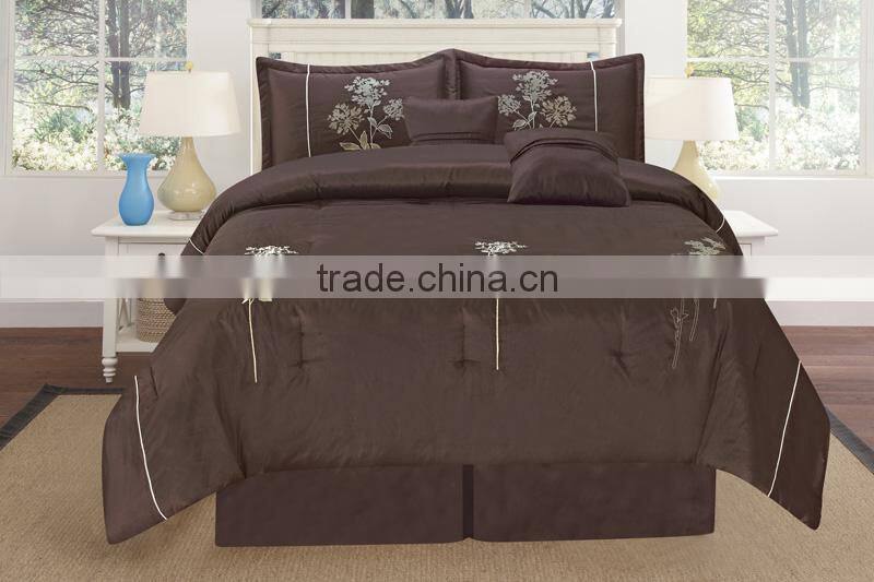 tree embroidered duvet set made in china