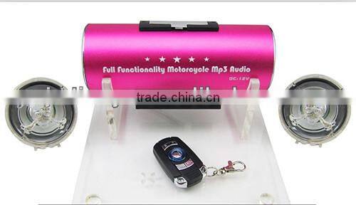 wholesale 12V high quality music motorcycle mp3 with 3inch speaker